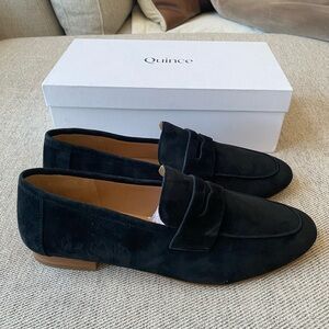 Quince Italian Suede Loafers | Size 11